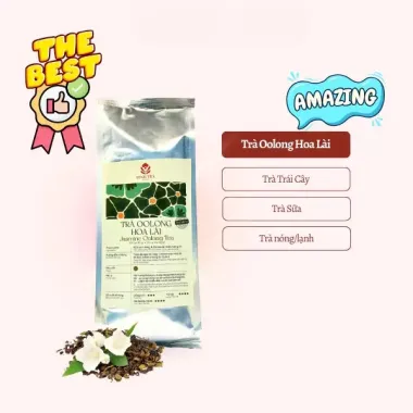 Trà Oolong Hoa Lài Túi Lọc Smaso Đậm Đà Đầy Đặn, Có Độ Chát Bám Tốt, Pha Chế Trà Trái Cây, Trà Sữa.