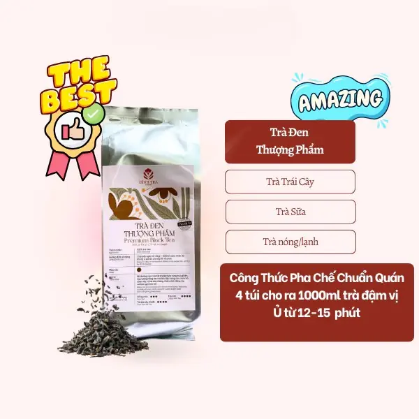 Đỉnh Trà, Trà Túi Lọc Oolong Rang, gu trà đậm đà, pha trà trái cây, trà sữa thơm ngon. Túi 300gr.