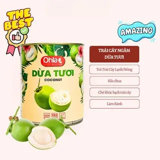 Ohla Topping Trái Cây Đóng Long Dừa Tươi cắt lát tiện dụng